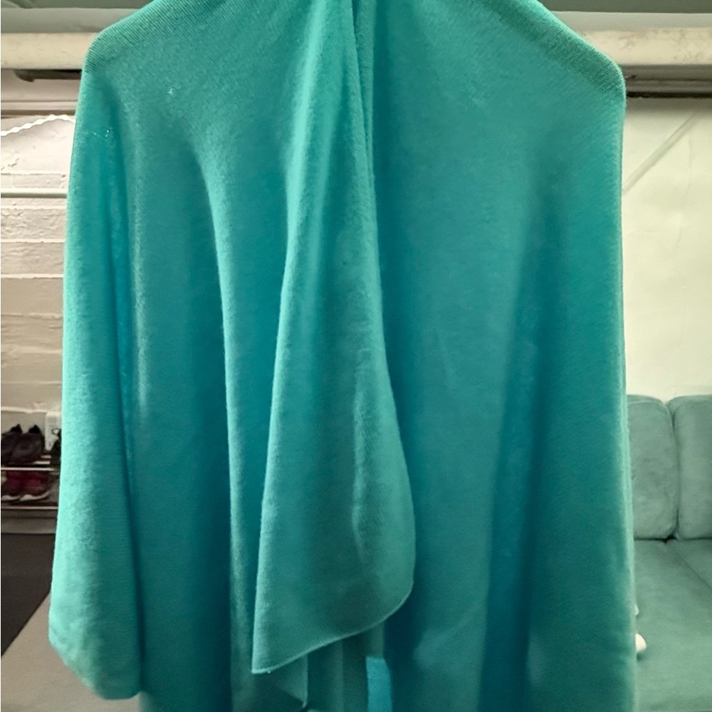 J. McLaughlin Turquoise Poncho